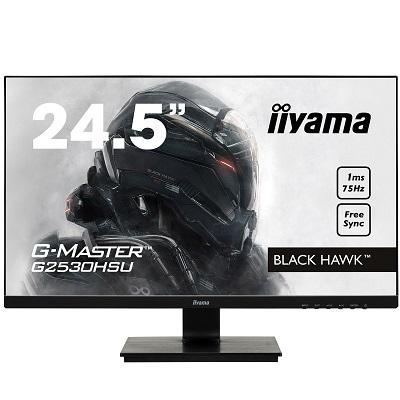 24" Black LED Monitor Full HD Speakers VGA and HDMI